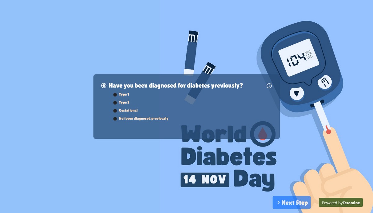 Screenshot of Are you currently taking any medications for blood sugar control?