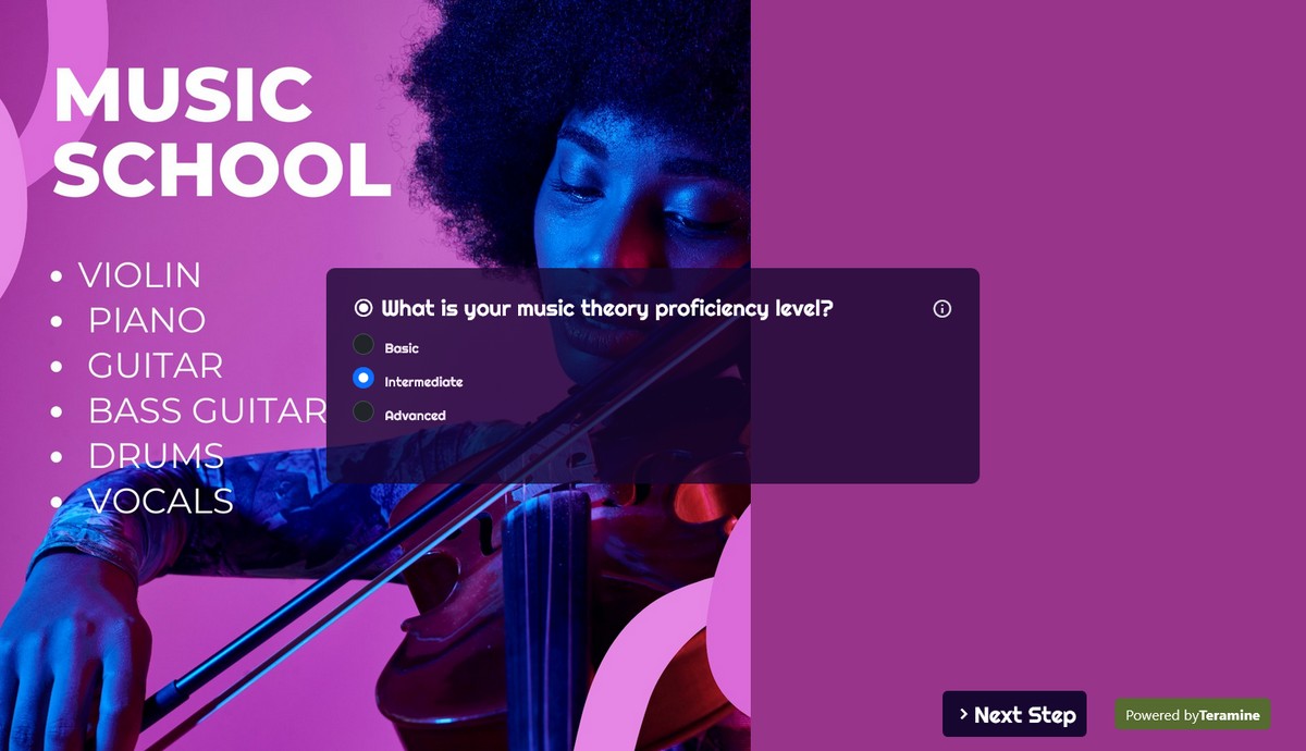 Screenshot of What is your music theory proficiency level?